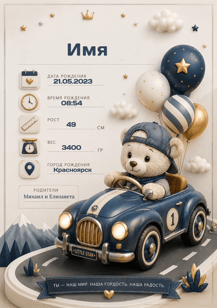 Первая поездка